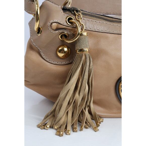 GUCCI Babouska Hysteria Beige Leather Hobo Bag - Picture 5 of 16